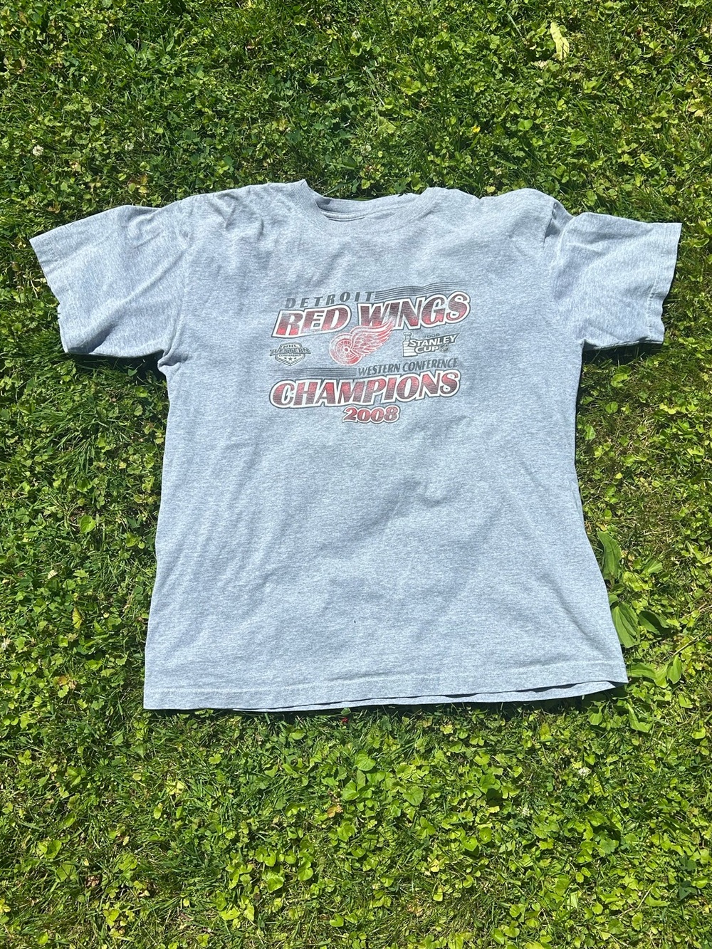 Detroit Red Wings 2008 Western Conference Champions t-shirt